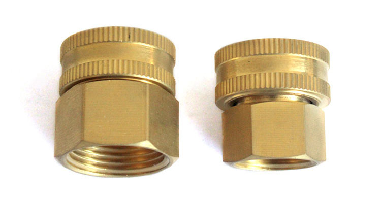 Dual Female पीतल Swivel Hose Connector